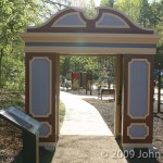 The Lions Narnia Braille Trail - Wardrobe Entrance