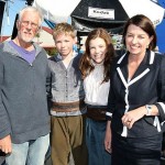 Director Michael Apted, Will Poulter, Georgie Henley, and Premier Anna Bligh Director Michael Apted, Will Poulter, Georgie Henley, and Premier Anna Bligh