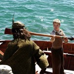 Will Poulter as Eustace, acting up